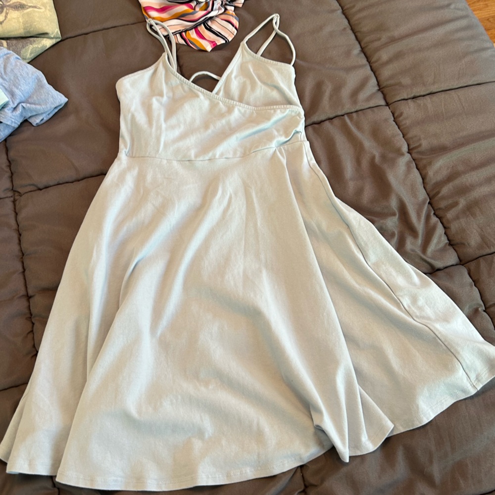 Forever 21 Light Blue Sun Dress